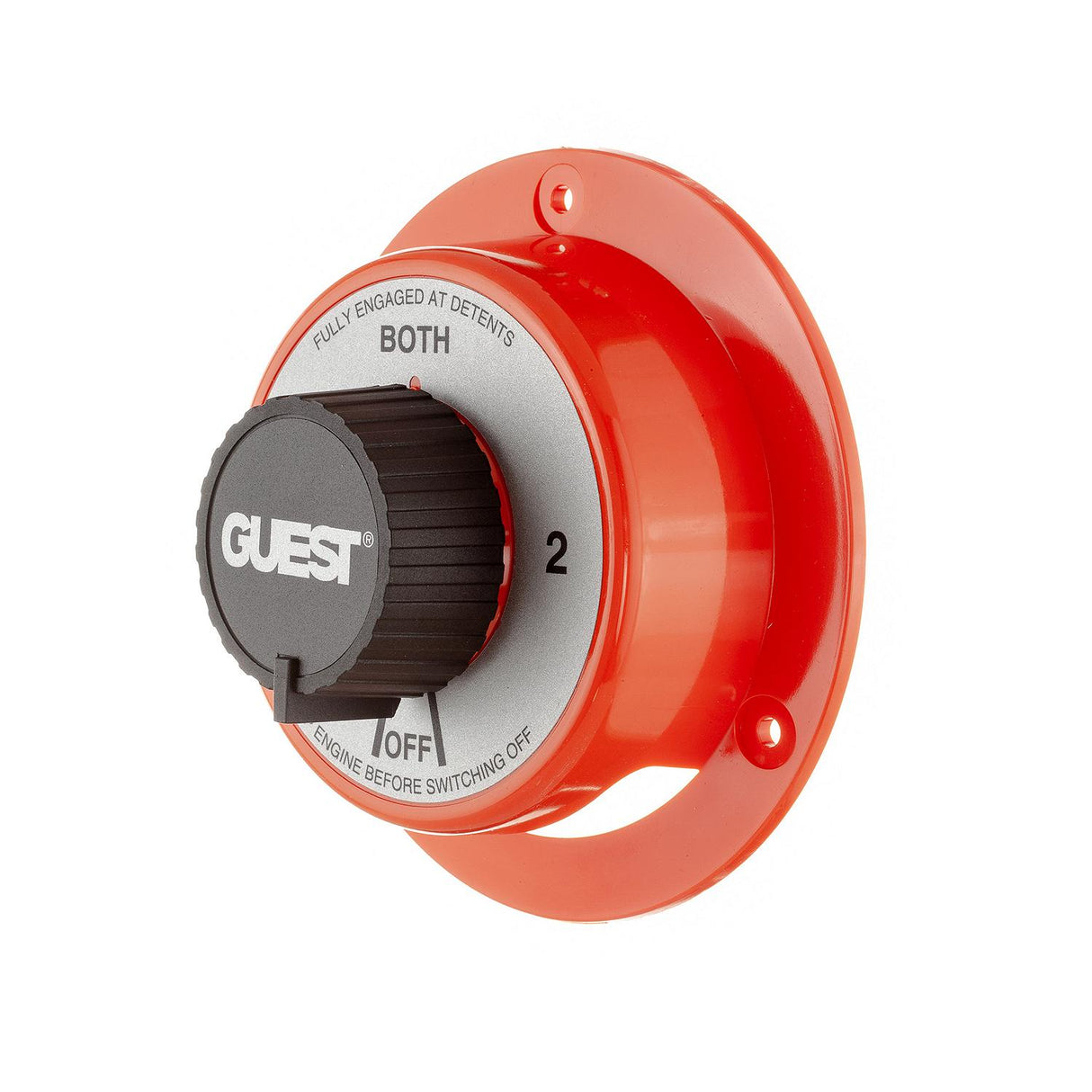 Seachoice 11504 Battery Select Switch, 4 Positions 1/2/Both/Off, 5-1/2 in. Dia. X 2-5/8 in. High