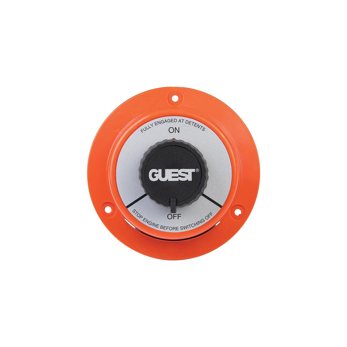 Seachoice 11553 Battery Select Switch, 2 Positions On/Off, 5-1/2 in. Dia. X 2-5/8 in. High
