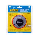 Seachoice 11553 Battery Select Switch, 2 Positions On/Off, 5-1/2 in. Dia. X 2-5/8 in. High