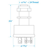Seachoice 3-Position Heavy Duty Ignition Starter Switch