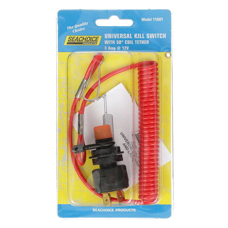 Seachoice 11681 Universal Boat Kill Switch Kit