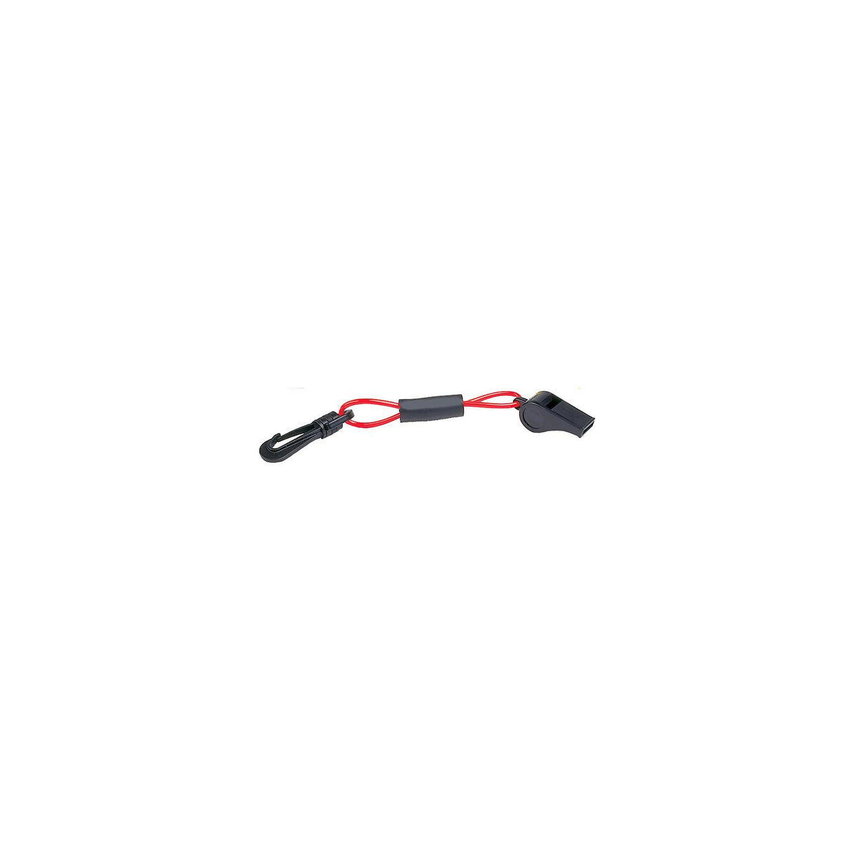 Seachoice Whistle w/ Lanyard, Red/Black