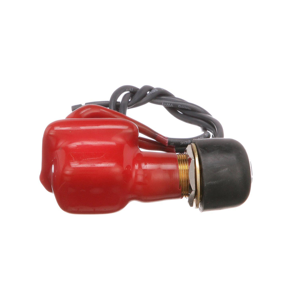 Seachoice 2-Position Off/Momentarily On Push Button Switch, 6-36V, 18 Gauge Wire Leads