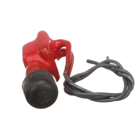 Seachoice 2-Position Off/Momentarily On Push Button Switch, 6-36V, 18 Gauge Wire Leads