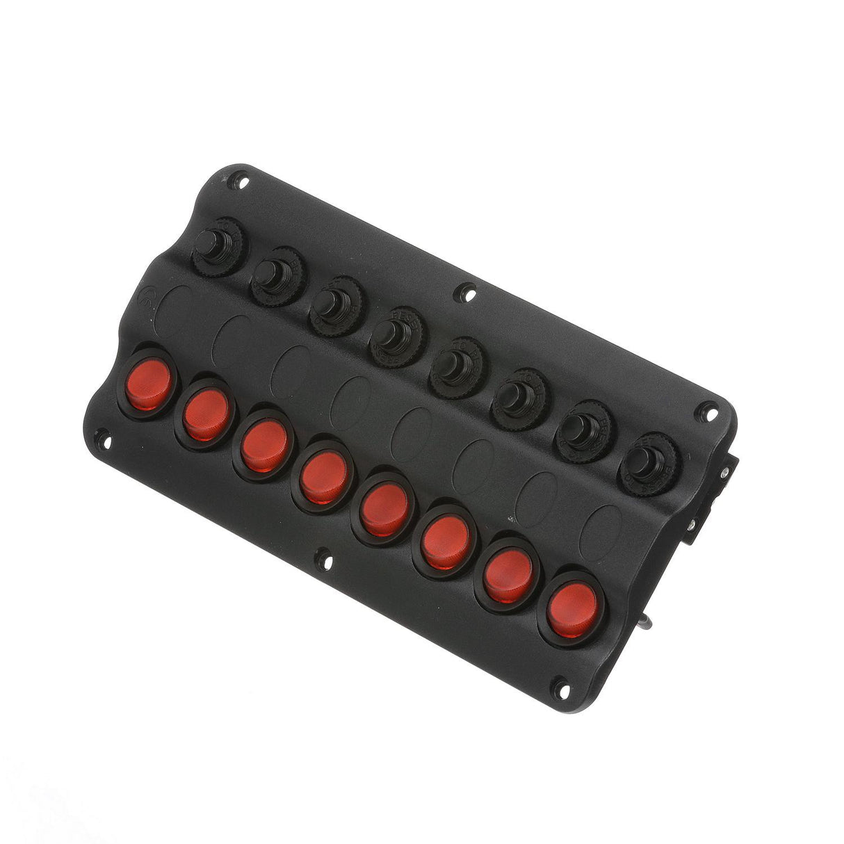 Seachoice 12341 LED 12V 8-Switch Distribution Panel, Pre-Wired, Boat Panel Mount