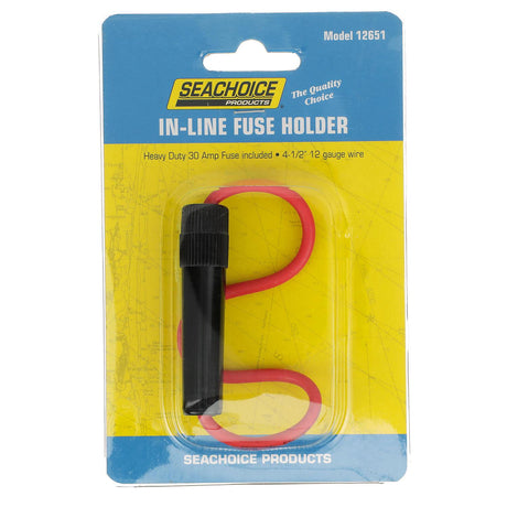 Seachoice in-Line Fuse Holder, 30 Amp Fuse