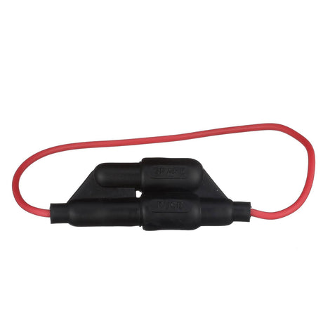 Seachoice In-Line Fuse Holder With Spare, Waterproof, 10 Amp Fuse