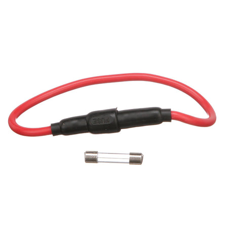 Seachoice in-Line Fuse Holder with Spare Fuse Compartment, Waterproof, 30 Amp Fuse
