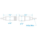 Seachoice In-Line Fuse Holder With Fuse, Waterproof, 20 Amp Fuse