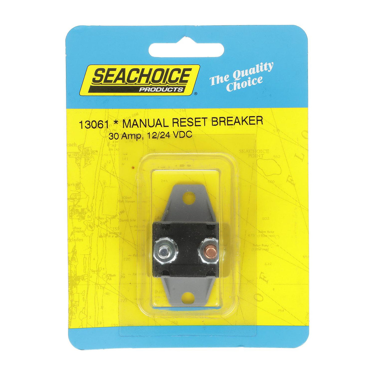 Seachoice 13061 Manual Reset Breaker, 30 Amp