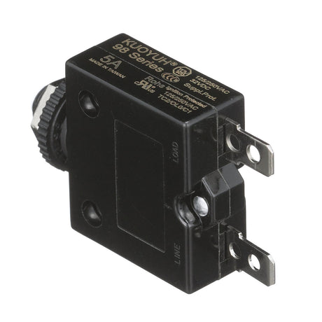 Seachoice Circuit Breaker, Push to Reset, 5 Amp