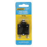 Seachoice Circuit Breaker, Push to Reset, 10 Amp