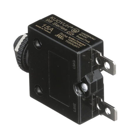 Seachoice Circuit Breaker, Push to Reset, 15 Amp