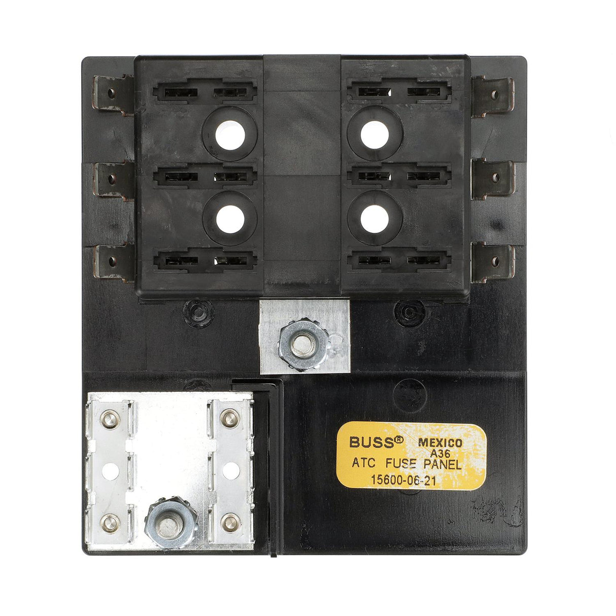 Seachoice 13301 Fuse Block ATO/ATC, 6 Gang Ground Bar 12V