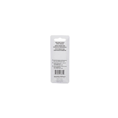 Seachoice Circuit Breaker, Mini, Push to Reset, 5 Amp
