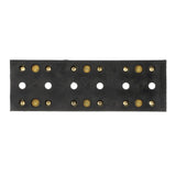 Seachoice Terminal Block, 6-Gang, Brass Clips and Contacts