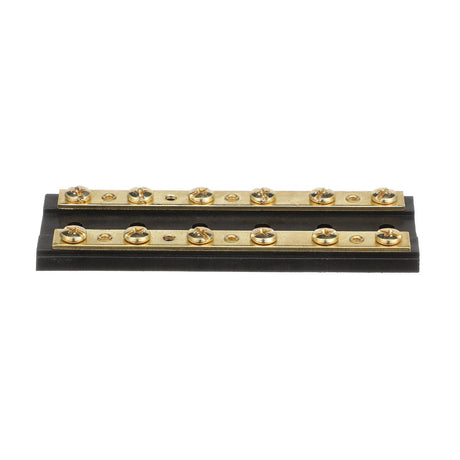 Seachoice Terminal Block, 6-Gang, Brass Clips and Contacts