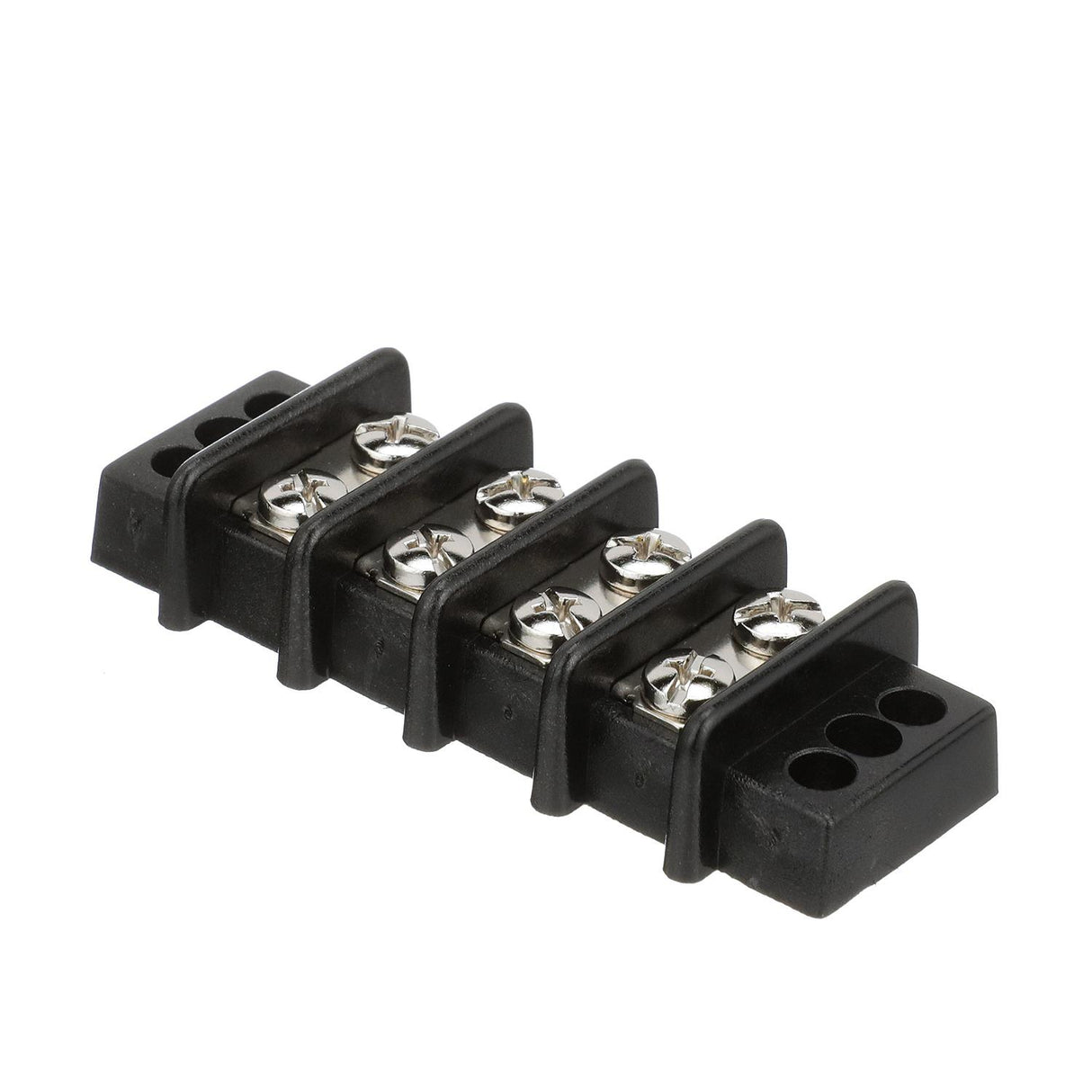 Seachoice 13561 Terminal Block, 4-Gang, Brass Clips and Contacts