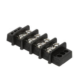 Seachoice 13561 Terminal Block, 4-Gang, Brass Clips and Contacts