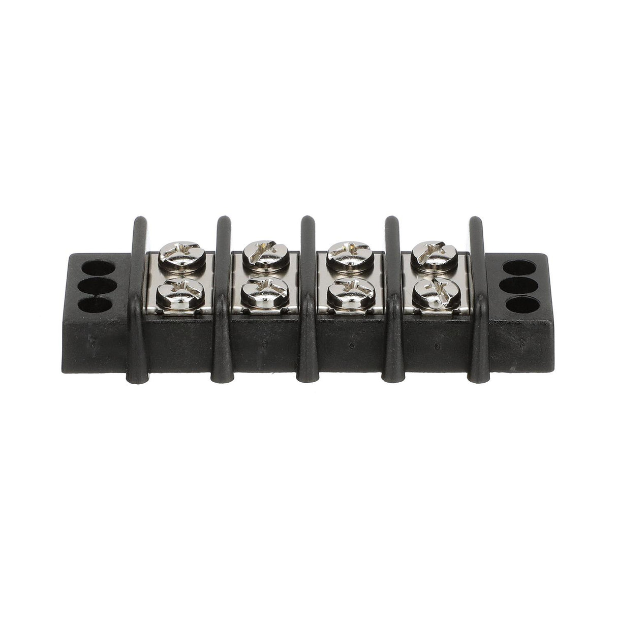 Seachoice 13561 Terminal Block, 4-Gang, Brass Clips and Contacts