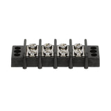 Seachoice 13561 Terminal Block, 4-Gang, Brass Clips and Contacts