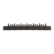 Seachoice 13571 Terminal Block, 6-Gang, Nickel Plated Brass Terminals