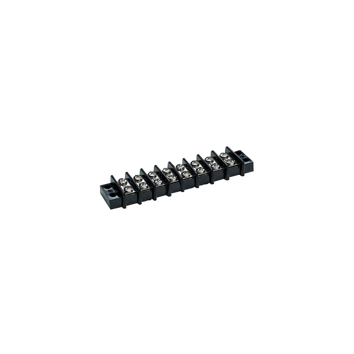 Seachoice 13581 Terminal Block, 8-Gang, Brass Clips and Contacts