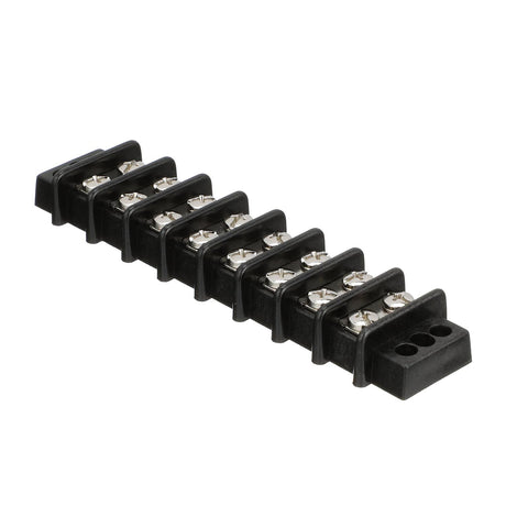 Seachoice 13581 Terminal Block, 8-Gang, Brass Clips and Contacts