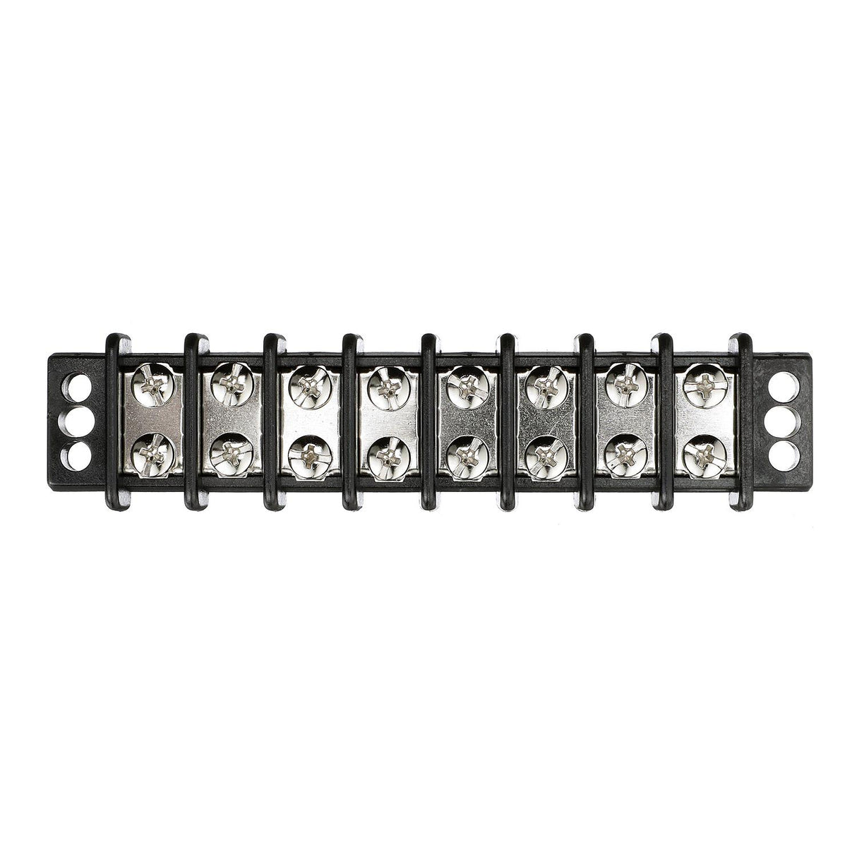 Seachoice 13581 Terminal Block, 8-Gang, Brass Clips and Contacts