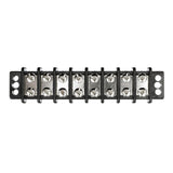 Seachoice 13581 Terminal Block, 8-Gang, Brass Clips and Contacts