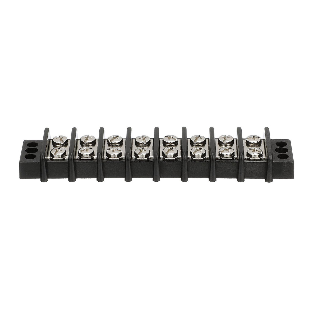 Seachoice 13581 Terminal Block, 8-Gang, Brass Clips and Contacts