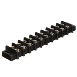 Seachoice 13591 Terminal Block, 10-Gang, Nickel Plated Brass Terminals