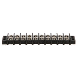 Seachoice 13591 Terminal Block, 10-Gang, Nickel Plated Brass Terminals
