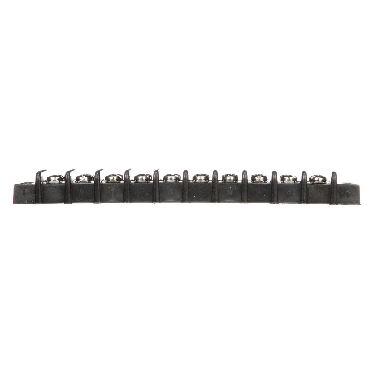 Seachoice 13591 Terminal Block, 10-Gang, Nickel Plated Brass Terminals