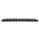 Seachoice 13591 Terminal Block, 10-Gang, Nickel Plated Brass Terminals