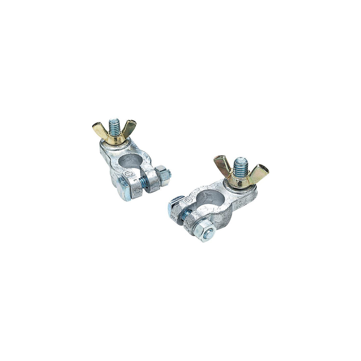 Seachoice Boat Battery Terminal Set w/ Wing Nuts, Includes Positive and Negative Terminals
