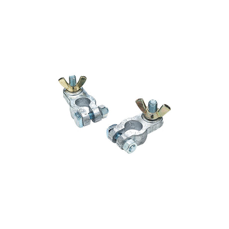 Seachoice Boat Battery Terminal Set w/ Wing Nuts, Includes Positive and Negative Terminals