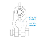 Seachoice Boat Battery Terminal Set w/ Wing Nuts, Includes Positive and Negative Terminals