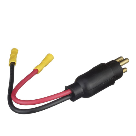 Seachoice Trolling Motor Plug, Straight, Male, Motor Side, 6 in. Lead Wires