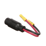 Seachoice Trolling Motor Plug, Straight Female, Motor Side, 6 in. Lead Wires