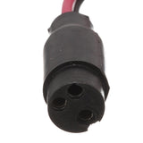 Seachoice Trolling Motor Plug, Straight Female, Motor Side, 6 in. Lead Wires