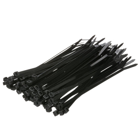 Seachoice 14121 Cable Ties, 8 in. Long, 50 Lbs. Max Load, UV Black, Pack of 1,000