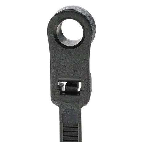 Seachoice 14171 Cable Ties, 8 In. Long, Mounting Design, 50 Lbs. Max Load, UV Black, Pack of 100