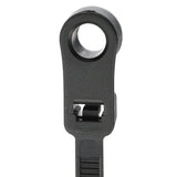 Seachoice 14181 Cable Ties, 8 In. Long, Mounting Design, 50 Lbs. Max Load, UV Black, Pack of 1,000