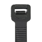 Seachoice 14211 Cable Ties, 14 in. Long, 120 Lb. Max Load, UV Black, Pack of 100