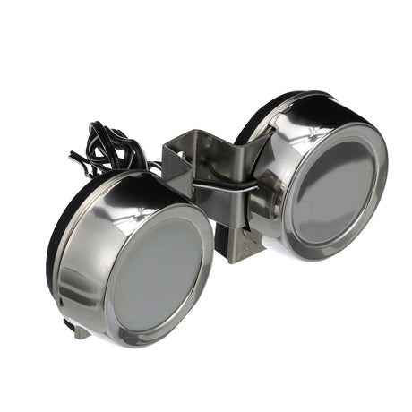 Seachoice 14521 Compact Electric Horns, 108 dB, Twin Horns w/ Stainless Steel Covers, 12V DC Power, 8 Amp