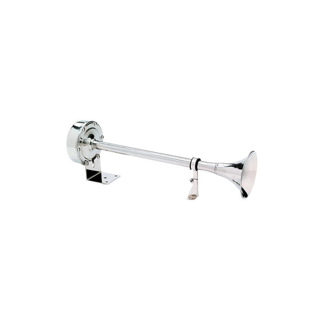 Seachoice 14541 Single Trumpet Horn, Stainless Steel Tube and Mounting Bracket, 106 dB, 16-3/4 Inches Long, 12V