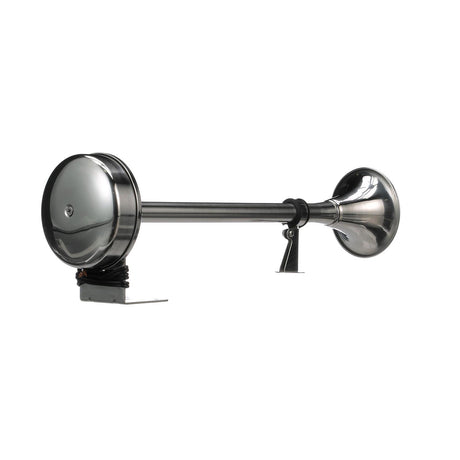 Seachoice 14541 Single Trumpet Horn, Stainless Steel Tube and Mounting Bracket, 106 dB, 16-3/4 Inches Long, 12V