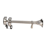 Seachoice 14561 Stainless Steel Dual Trumpet Horn, Vibration-Free Mounting Pad, 20-3/4 in. Long, 12V