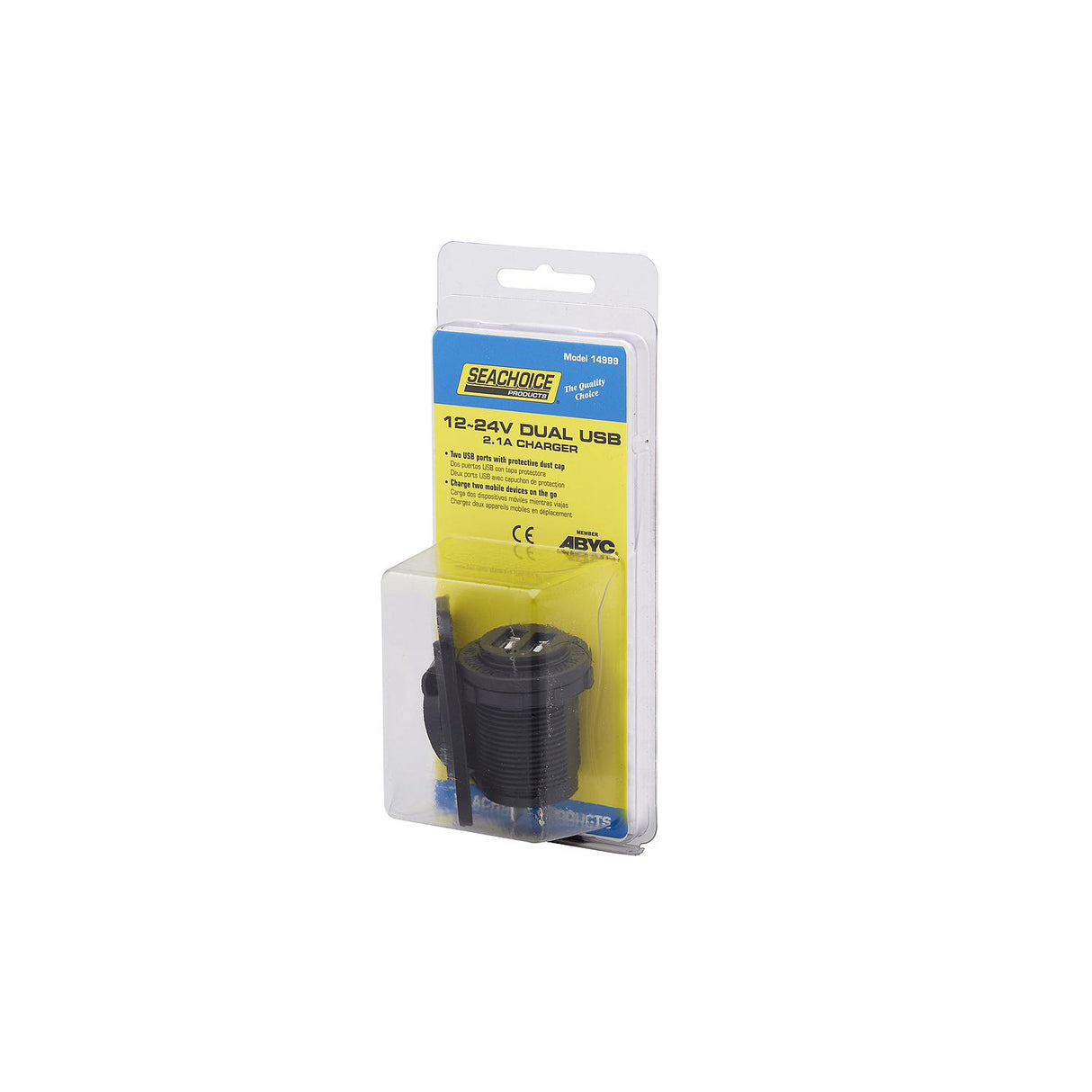 Seachoice Dual USB Charger, 12V, Accessory Socket Boat